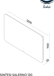 Sintesi Зеркало Salern 120x70 – фотография-12